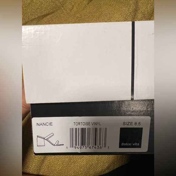 DOLCE VITA TORTOISE CHUNKY HEEL - Picture 5 of 5